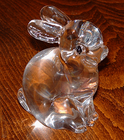 Langham Glass clear rabbit
Marked on the base "Langham England"
Keywords: Langham England