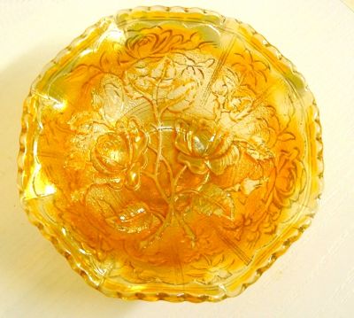 Imperial Glass Open Rose pattern bowl
