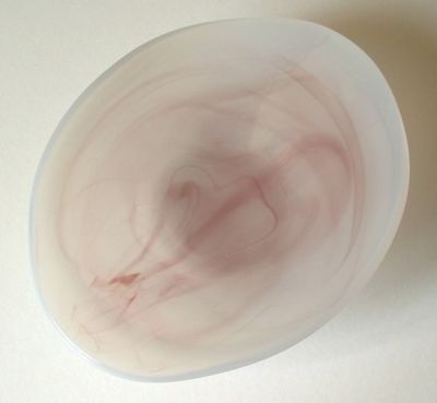 Sowerby cloud glass bowl in pink
Keywords: Sowerby pressed England cloud