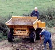 Nick driving dumper