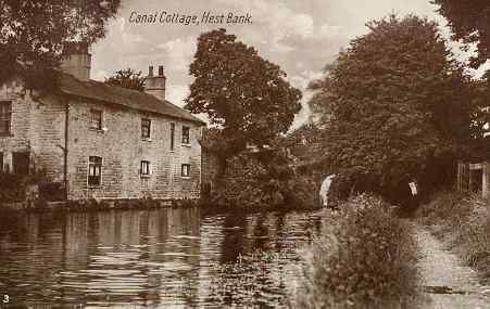 Canal cottage at Hest Bank