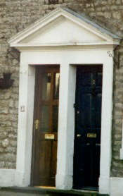 A Georgian door design