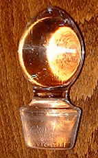 Rayware Stopper for spiral twisted bell-shaped decanter
Suggested to be by IVV, Industria Vetreria Valdarnese, Italy [Source: Ivo Haanstra, Glass Message Board)
Keywords: Rayware