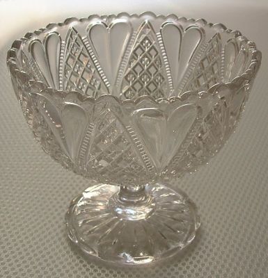 Davidson 1904 suite footed bowl
Keywords: Davidson pressed England