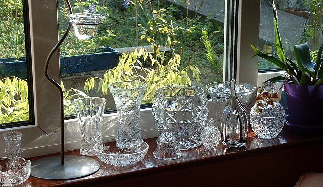 Crystal Display 2
Part of my crystal collection on window sill
Keywords: Crystal