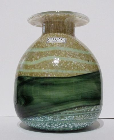 Gozo glass vase
