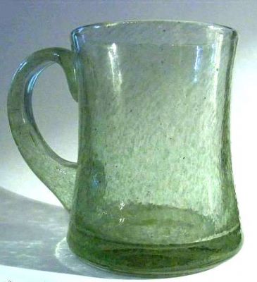 Green tankard with uranium speckles
Unknown maker
