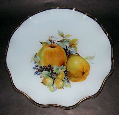 Chance Fruits plate
Keywords: Chance England slumped Fiestaware